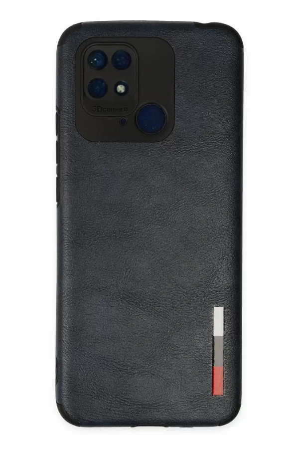 Xiaomi Redmi 10C Kılıf Loop Deri Silikon - Lacivert