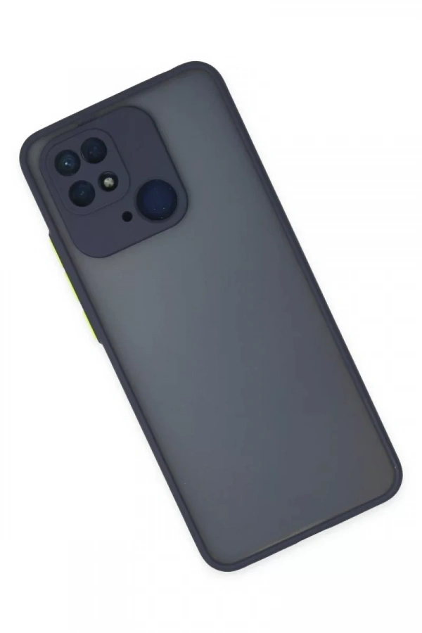 Xiaomi Redmi 10C Kılıf Montreal Silikon Kapak - Lacivert