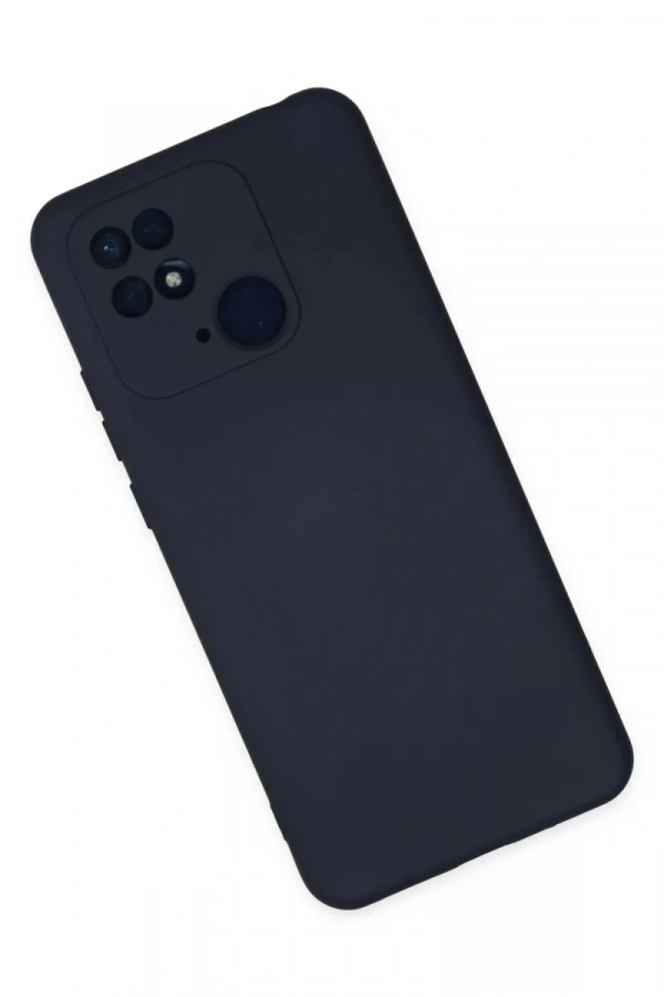Xiaomi Redmi 10C Kılıf Nano içi Kadife Silikon - Lacivert