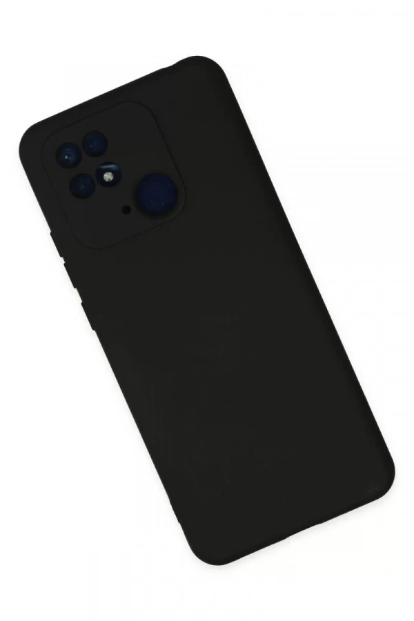 Xiaomi Redmi 10C Kılıf Nano içi Kadife Silikon - Siyah