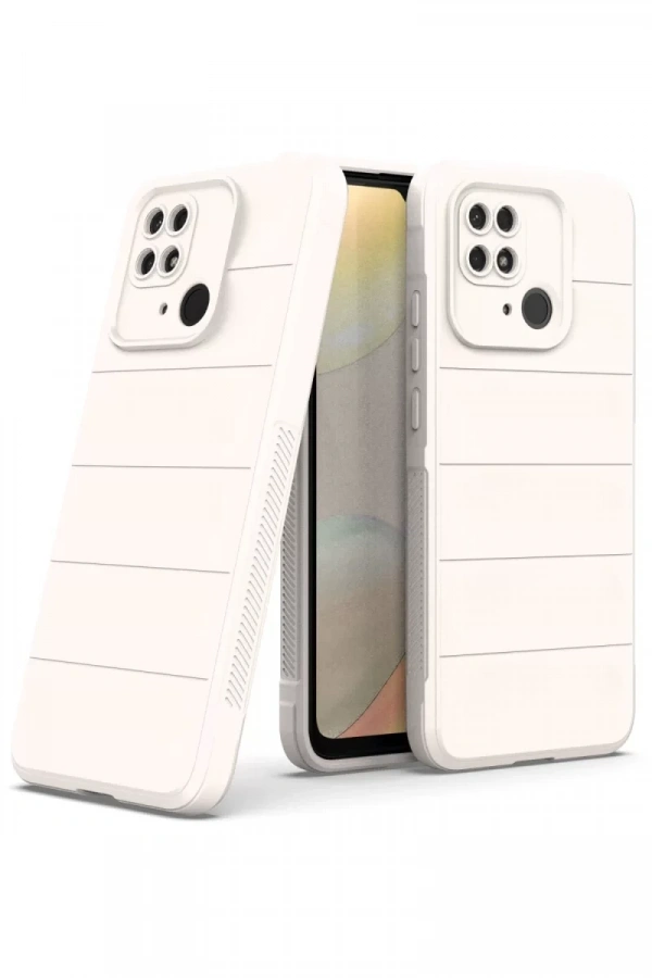Xiaomi Redmi 10C Kılıf Optimum Silikon - Krem