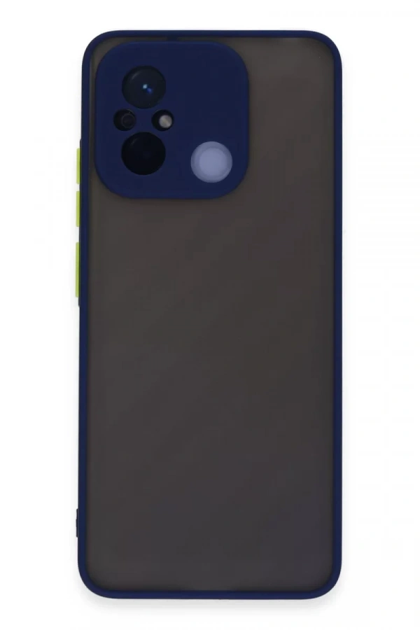 Xiaomi Redmi 12C Kılıf Montreal Silikon Kapak - Lacivert