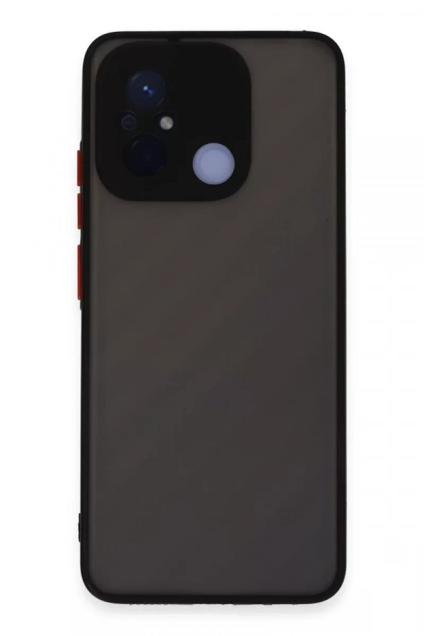Xiaomi Redmi 12C Kılıf Montreal Silikon Kapak - Siyah