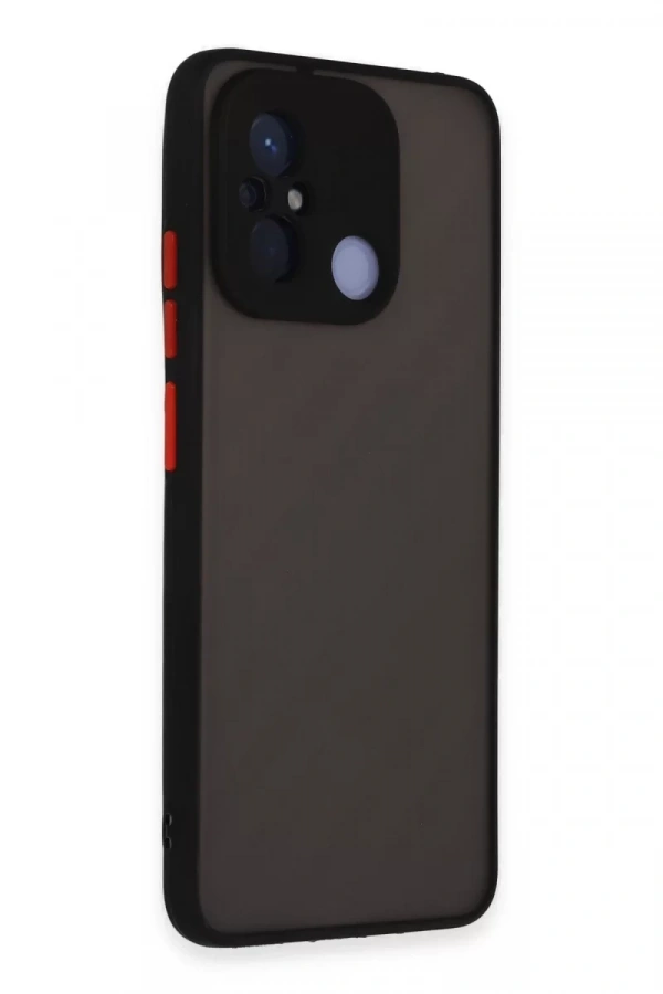 Xiaomi Redmi 12C Kılıf Montreal Silikon Kapak - Siyah