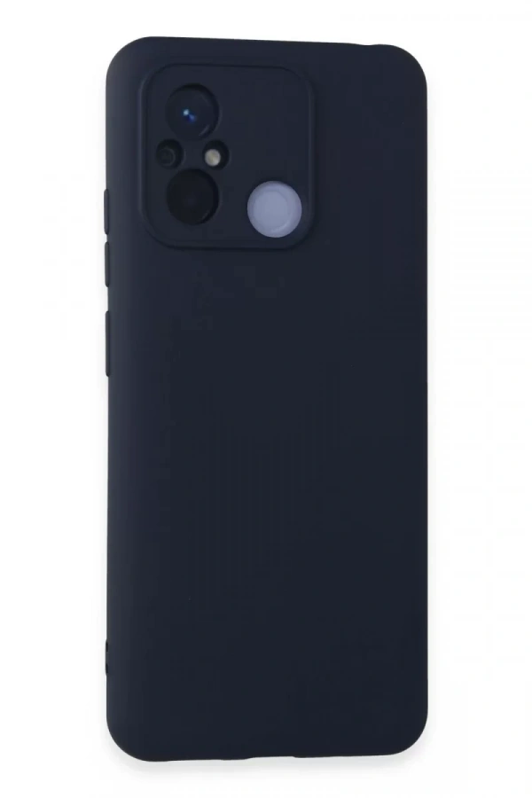 Xiaomi Redmi 12C Kılıf Nano içi Kadife Silikon - Lacivert