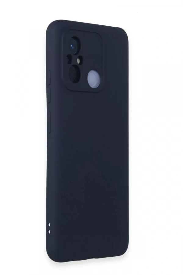 Xiaomi Redmi 12C Kılıf Nano içi Kadife Silikon - Lacivert
