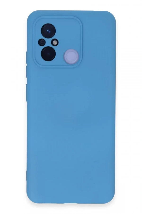 Xiaomi Redmi 12C Kılıf Nano içi Kadife Silikon - Mavi