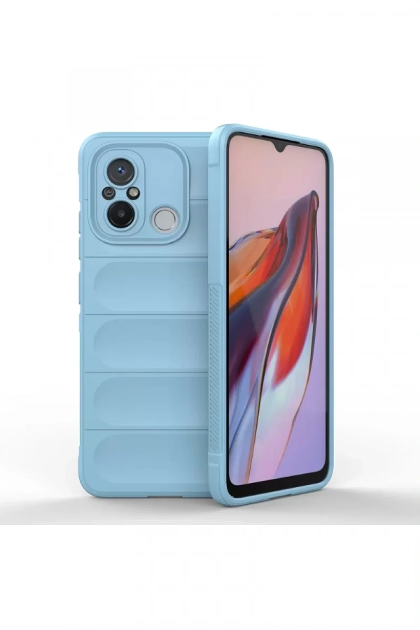 Xiaomi Redmi 12C Kılıf Optimum Silikon - Sky Blue
