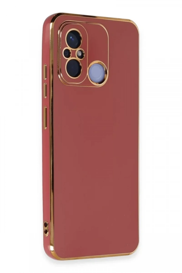 Xiaomi Redmi 12C Kılıf Volet Silikon - Kırmızı