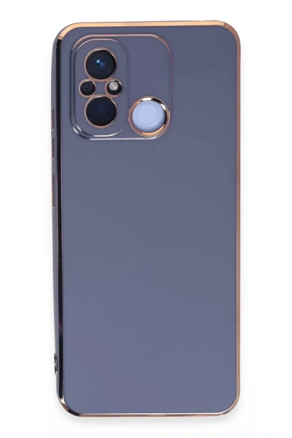 Xiaomi Redmi 12C Kılıf Volet Silikon - Mavi