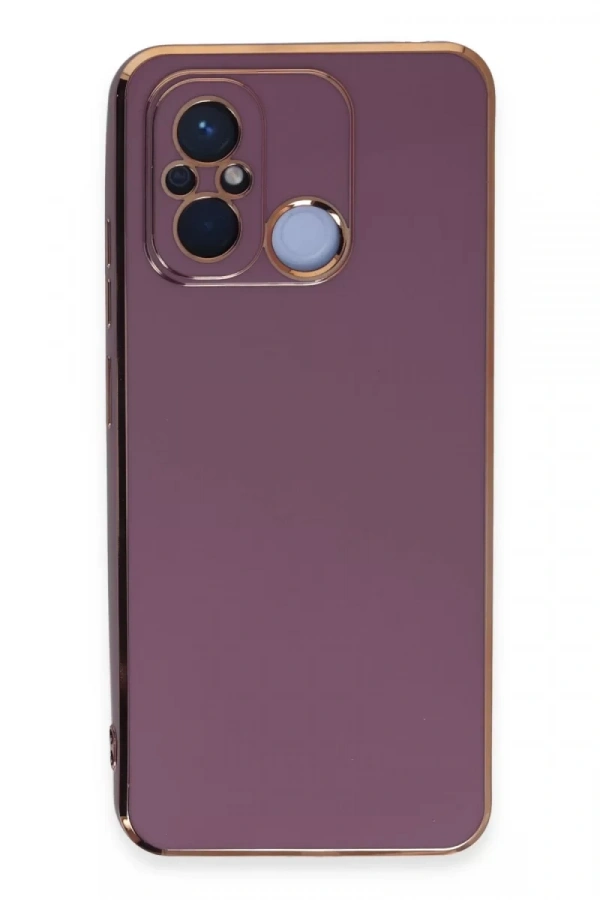 Xiaomi Redmi 12C Kılıf Volet Silikon - Mor