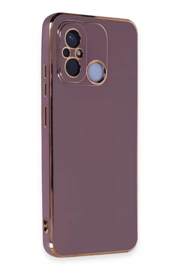 Xiaomi Redmi 12C Kılıf Volet Silikon - Mor