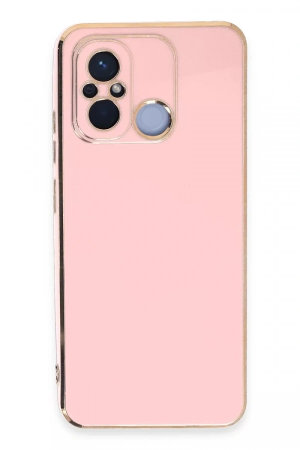 Xiaomi Redmi 12C Kılıf Volet Silikon - Pembe