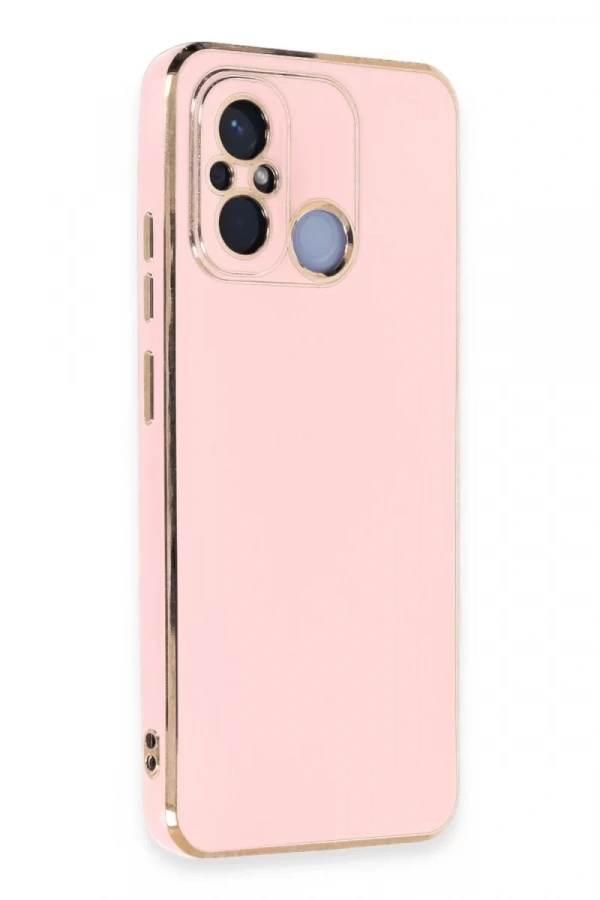 Xiaomi Redmi 12C Kılıf Volet Silikon - Pembe