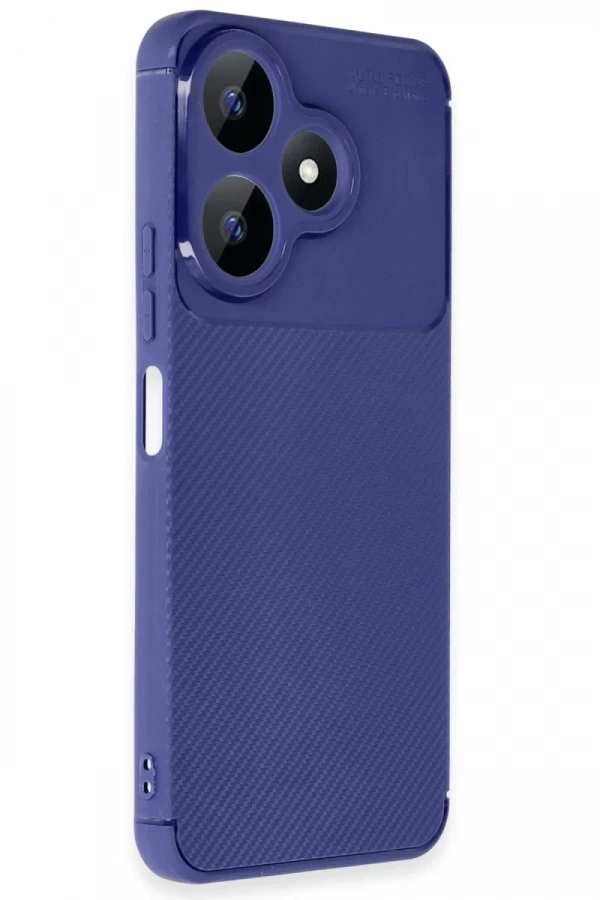 Xiaomi Redmi 13 4G Kılıf Auto Focus Karbon Kapak - Lacivert