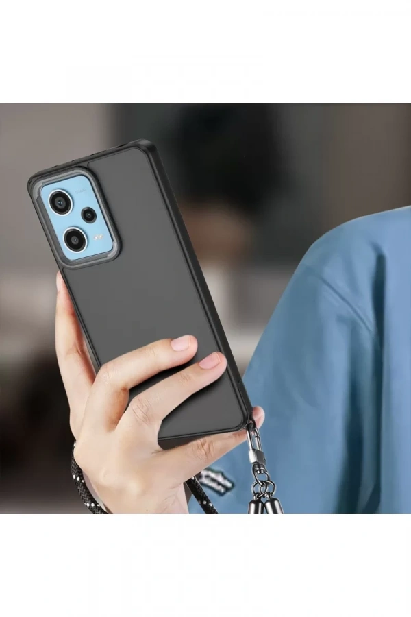 Xiaomi Redmi 13 4G Kılıf Elegant Kapak - Siyah