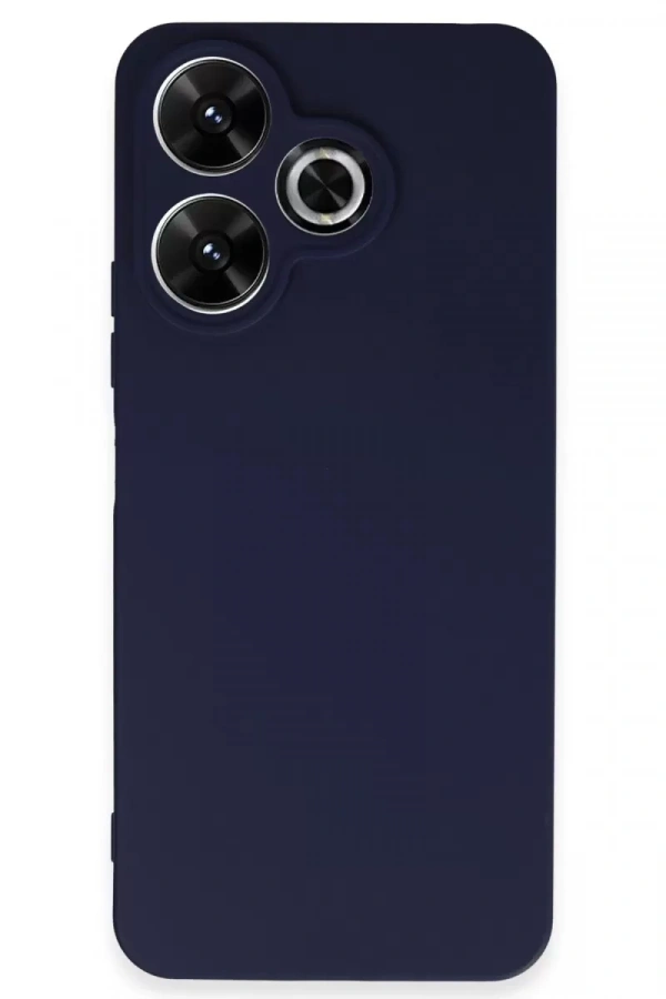 Xiaomi Redmi 13 4G Kılıf First Silikon - Lacivert