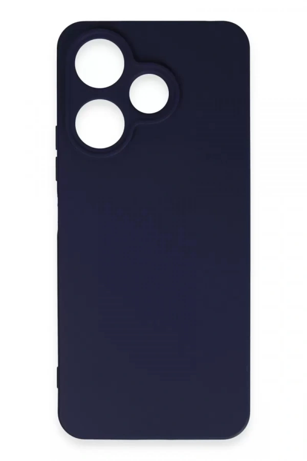 Xiaomi Redmi 13 4G Kılıf First Silikon - Lacivert