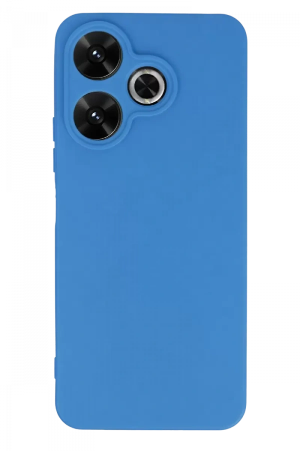 Xiaomi Redmi 13 4G Kılıf First Silikon - Mavi