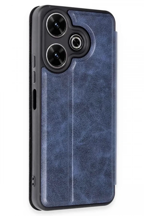 Xiaomi Redmi 13 4G Kılıf Flip Cover - Lacivert