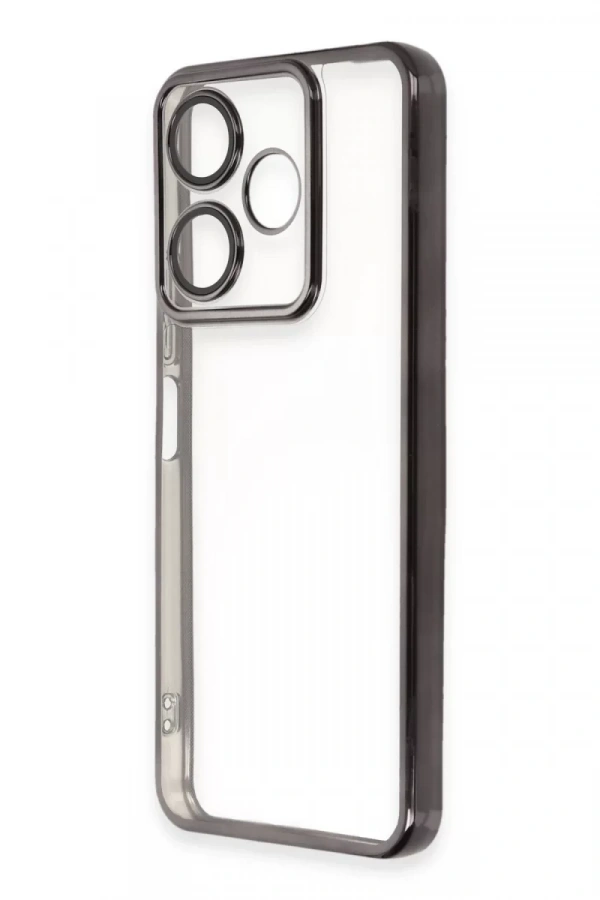 Xiaomi Redmi 13 4G Kılıf Lensli Silikon - Siyah