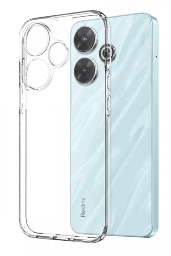 Xiaomi Redmi 13 4G Kılıf Lüx Şeffaf Silikon