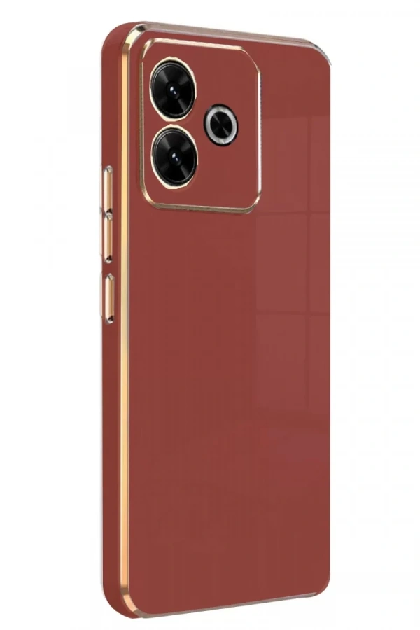 Xiaomi Redmi 13 4G Kılıf Volet Silikon - Kırmızı