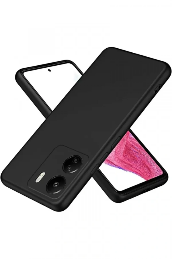 Xiaomi Redmi 13C Kılıf First Silikon - Siyah