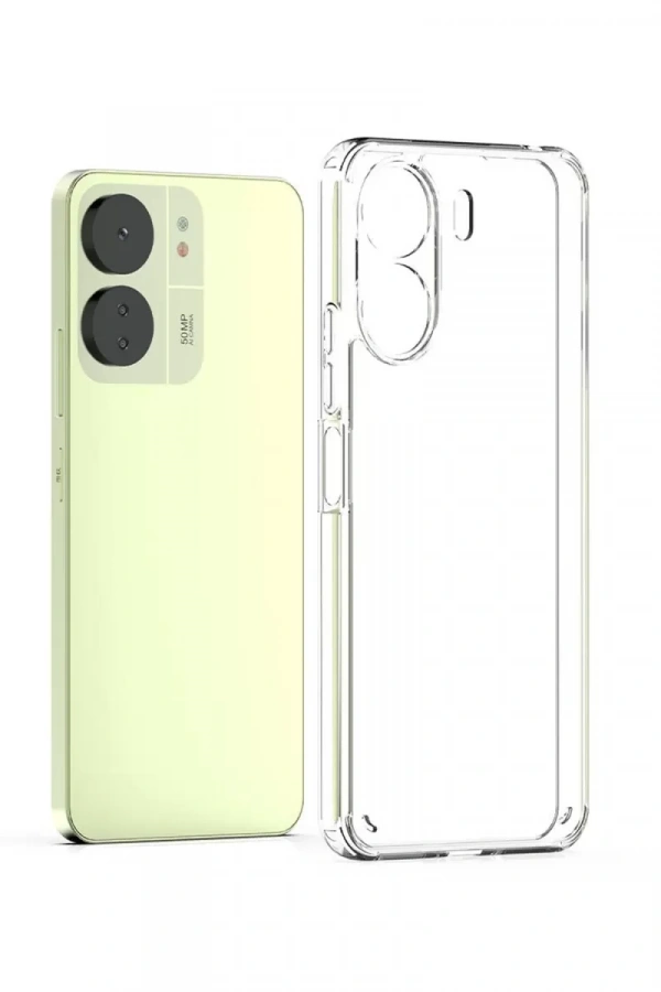 Xiaomi Redmi 13C Kılıf Lüx Şeffaf Silikon