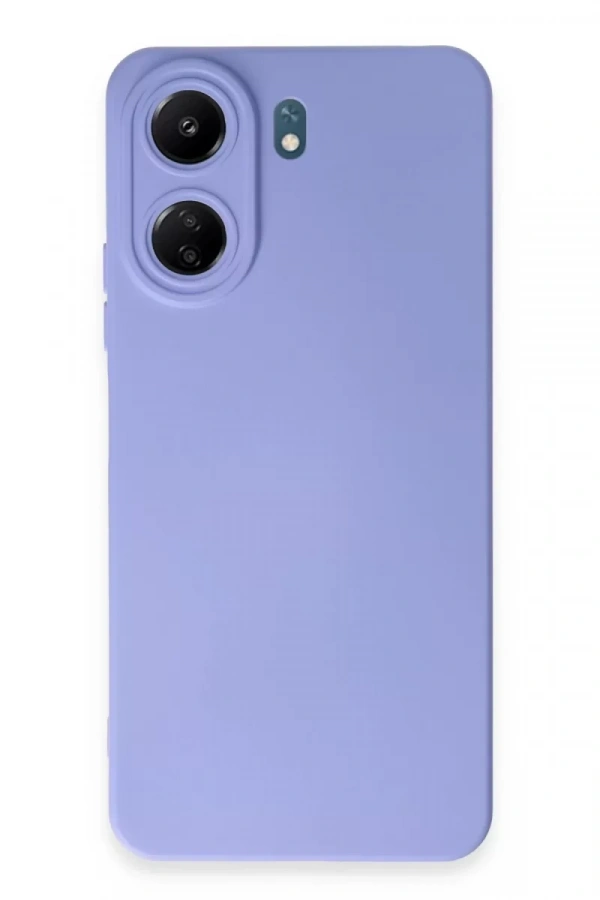 Xiaomi Redmi 13C Kılıf Nano içi Kadife Silikon - Lila