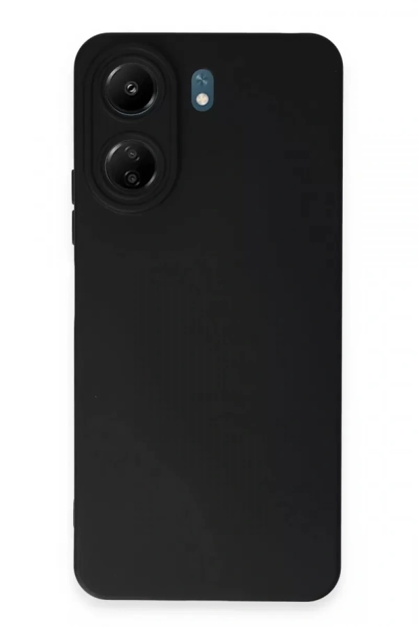 Xiaomi Redmi 13C Kılıf Nano içi Kadife Silikon - Siyah