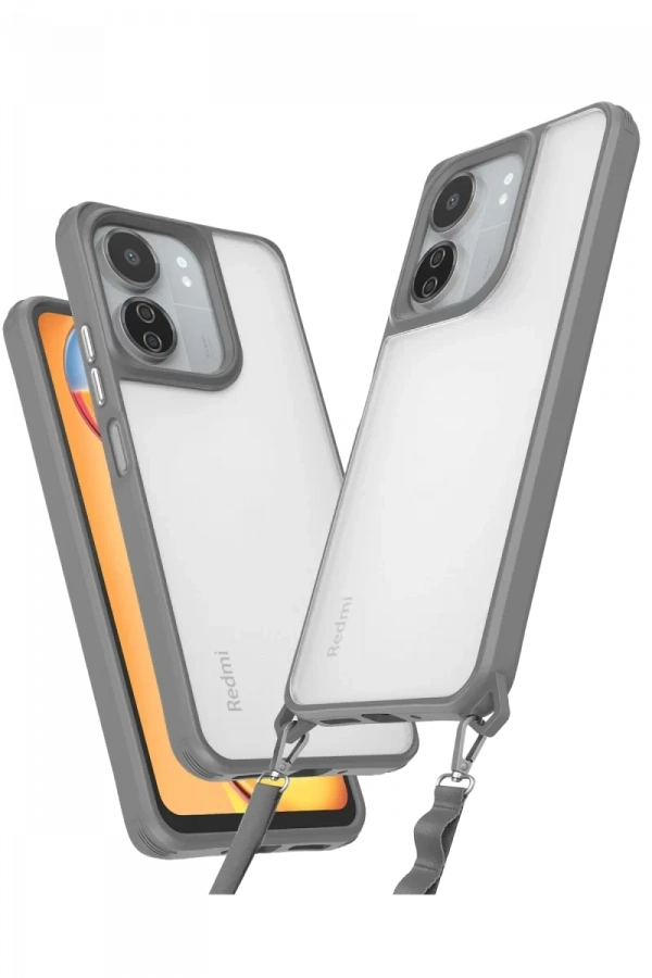 Xiaomi Redmi 13C Kılıf Penta Silikon Kılıf - Titan Gri