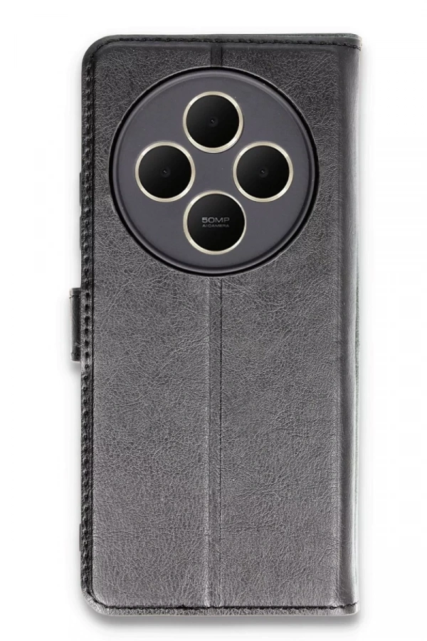 Xiaomi Redmi 14C Kılıf Trend S Plus Kapaklı Kılıf - Siyah