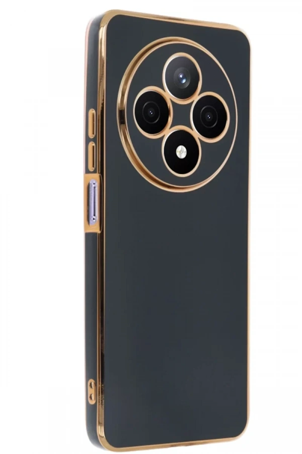 Xiaomi Redmi 14C Kılıf Volet Silikon - Siyah