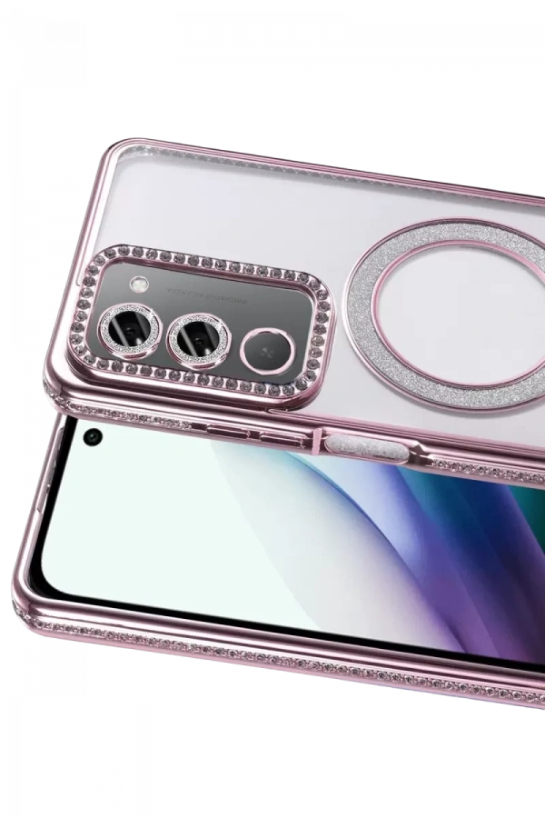 Xiaomi Redmi 15 4G Joke Simli Magneticsafe Kılıf - Pembe