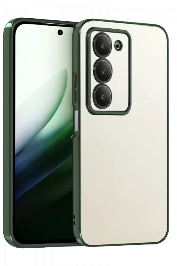 Xiaomi Redmi 15 4G Lensli Silikon - Yeşil