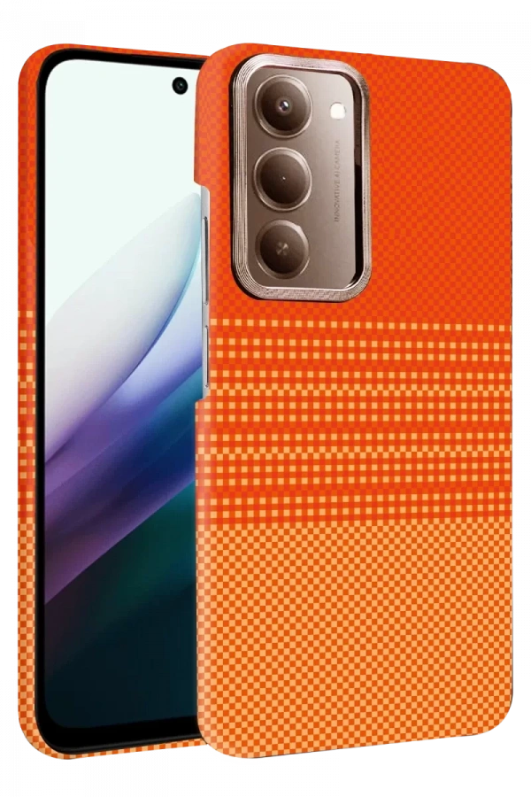 Xiaomi Redmi 15 4G Vega Magsafe Kapak - Turuncu