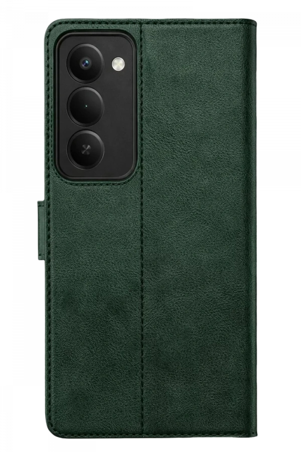 Xiaomi Redmi 15 5G Trend S Plus Kapaklı Kılıf - Yeşil