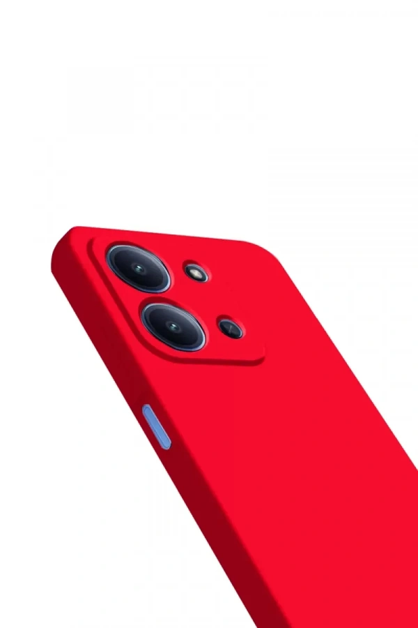 Xiaomi Redmi 15C 4G Nano içi Kadife Silikon - Kırmızı