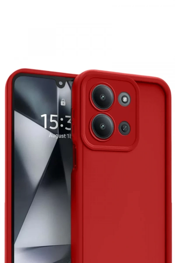 Xiaomi Redmi 15C 4G Viera Silikon - Kırmızı