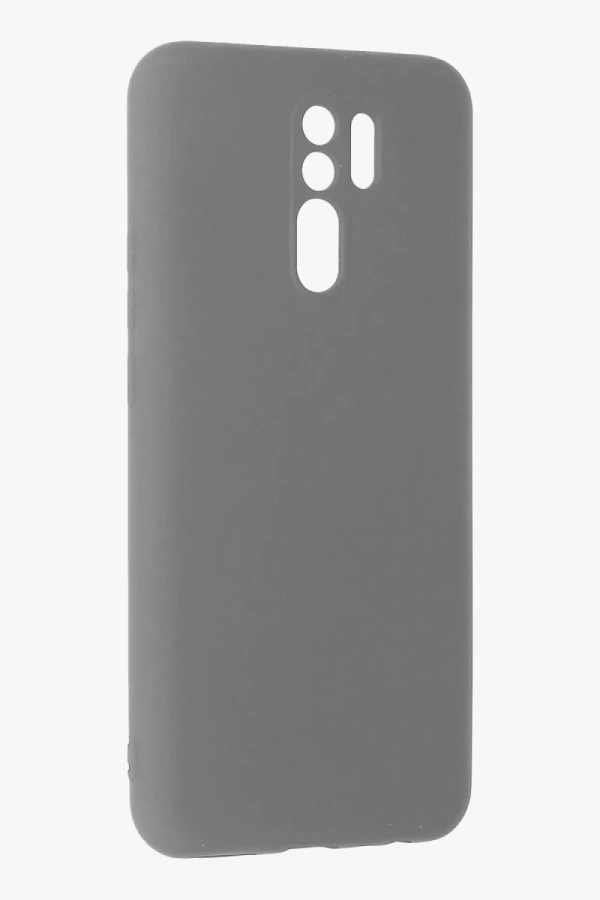 Xiaomi Redmi 9 Kılıf Nano içi Kadife Silikon - Gri