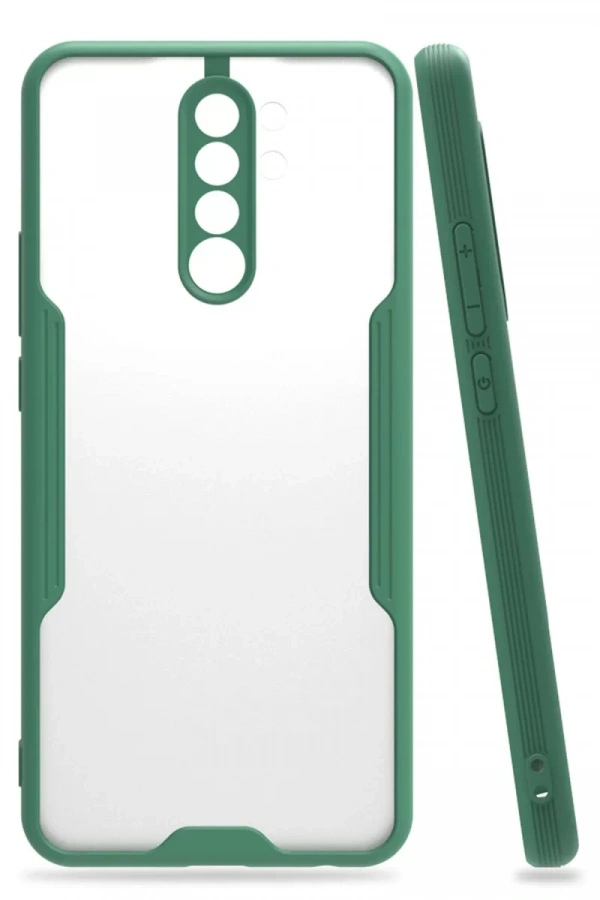 Xiaomi Redmi 9 Kılıf Platin Silikon - Yeşil