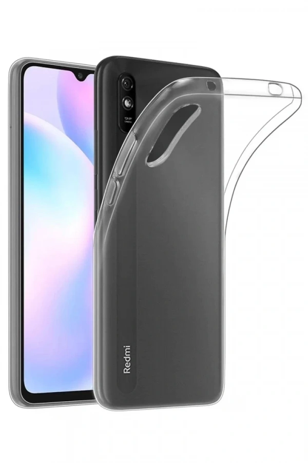 Xiaomi Redmi 9A Kılıf Lüx Şeffaf Silikon - Şeffaf