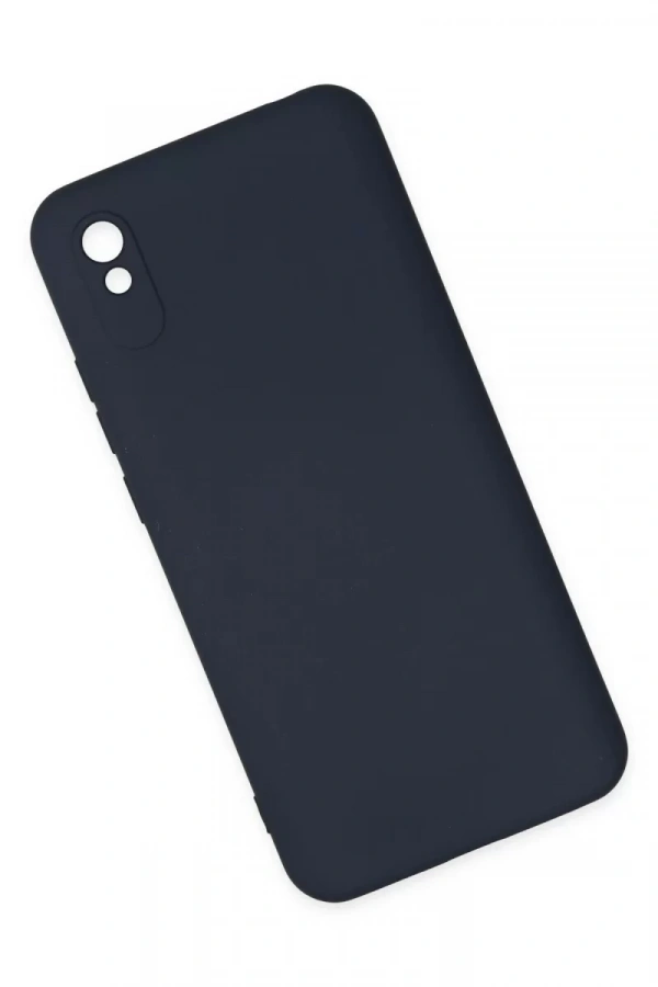 Xiaomi Redmi 9A Kılıf Nano içi Kadife Silikon - Lacivert