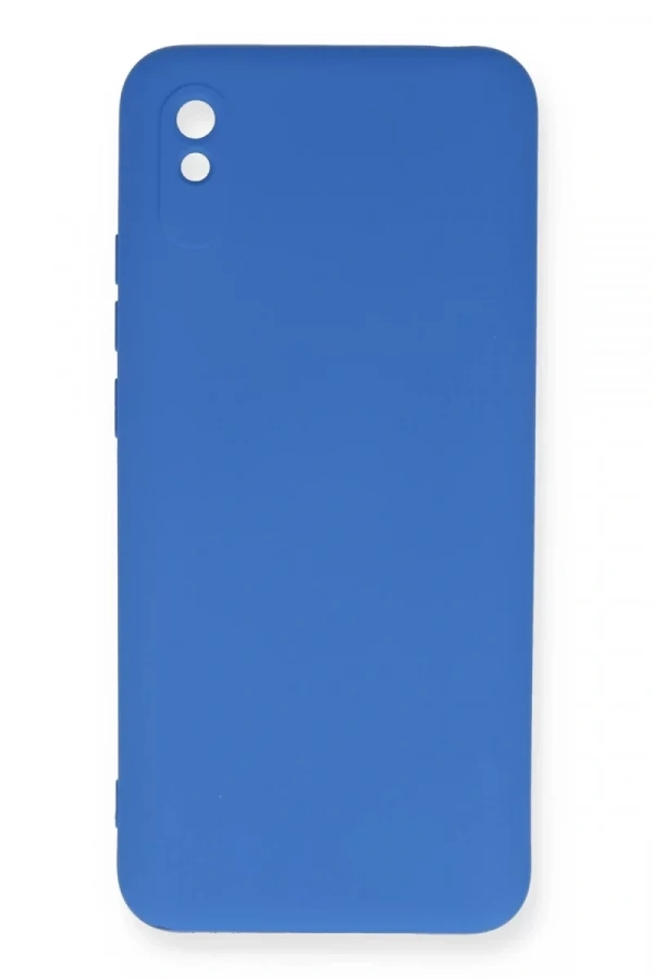 Xiaomi Redmi 9A Kılıf Nano içi Kadife Silikon - Mavi