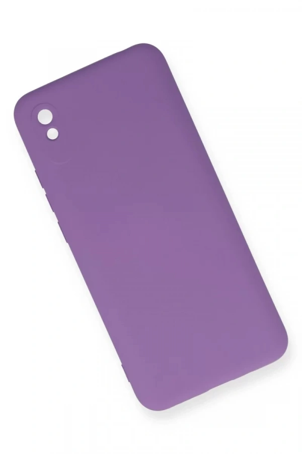 Xiaomi Redmi 9A Kılıf Nano içi Kadife Silikon - Mor