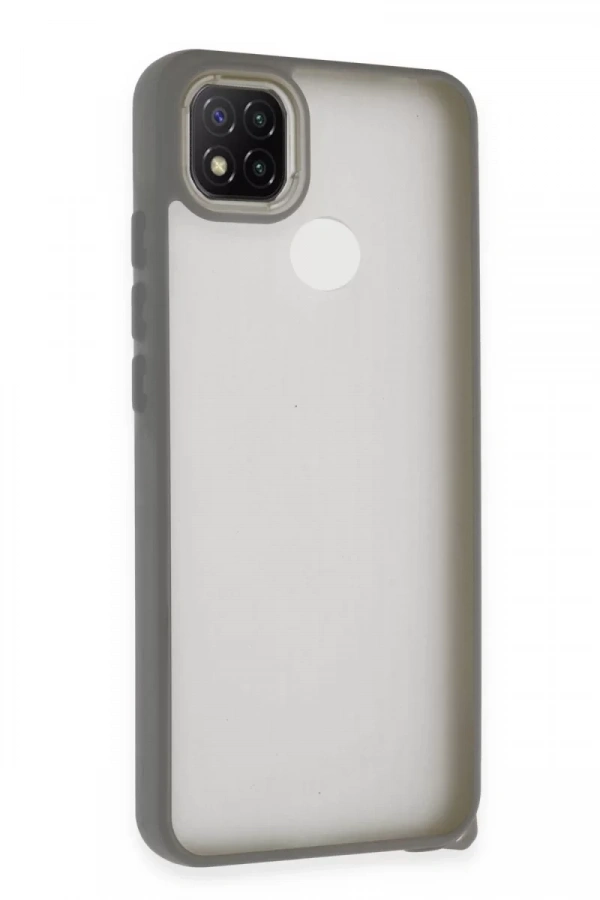 Xiaomi Redmi 9C Kılıf Elegant Kapak - Titan Gri