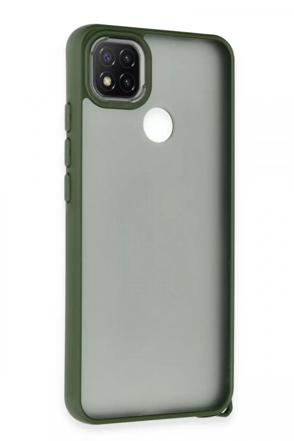 Xiaomi Redmi 9C Kılıf Elegant Kapak - Yeşil