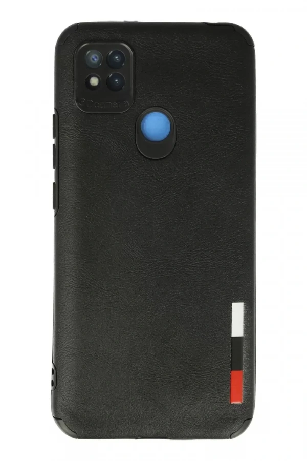 Xiaomi Redmi 9C Kılıf Loop Deri Silikon - Siyah