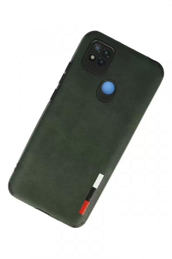 Xiaomi Redmi 9C Kılıf Loop Deri Silikon - Yeşil